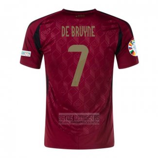 Camiseta De Futbol Belgica Jugador De Bruyne Primera 2024