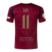 Camiseta De Futbol Belgica Jugador Doku Primera 2024
