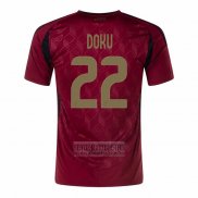 Camiseta De Futbol Belgica Jugador Doku Primera 2024