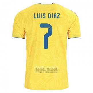 Camiseta De Futbol Colombia Jugador Luis Diaz Primera 2026