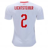Camiseta De Futbol Suiza Jugador Lichtsteiner Segunda 2018