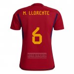 Camiseta De Futbol Espana Jugador M.Llorente Primera 2022