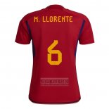 Camiseta De Futbol Espana Jugador M.Llorente Primera 2022