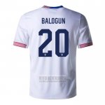 Camiseta De Futbol Estados Unidos Jugador Balogun Primera 2024