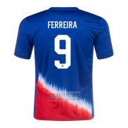 Camiseta De Futbol Estados Unidos Jugador Ferreira Segunda 2024