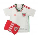 Camiseta De Futbol Gales Segunda Nino 2022