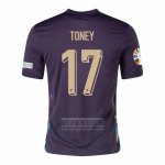 Camiseta De Futbol Inglaterra Jugador Toney Segunda 2024