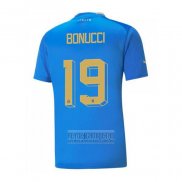 Camiseta De Futbol Italia Jugador Bonucci Primera 2022