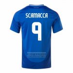 Camiseta De Futbol Italia Jugador Scamacca Primera 2024-2025