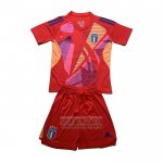 Camiseta De Futbol Italia Portero Nino 2024-2025 Rojo