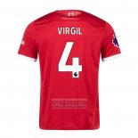 Camiseta De Futbol Liverpool Jugador Virgil Primera 2023-2024