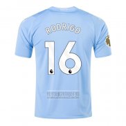 Camiseta De Futbol Manchester City Jugador Rodrigo Primera 2023-2024