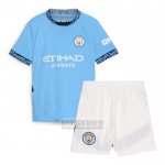 Camiseta De Futbol Manchester City Primera Nino 2024-2025