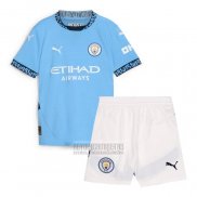 Camiseta De Futbol Manchester City Primera Nino 2024-2025
