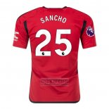 Camiseta De Futbol Manchester United Jugador Sancho Primera 2023-2024