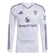 Camiseta De Futbol Manchester United Segunda Manga Larga 2025-2026