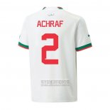 Camiseta De Futbol Marruecos Jugador Achraf Segunda 2022