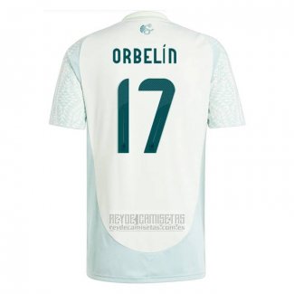 Camiseta De Futbol Mexico Jugador Orbelin Segunda 2024