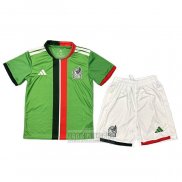 Camiseta De Futbol Mexico Primera Nino 2026