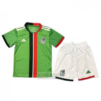 Camiseta De Futbol Mexico Primera Nino 2026