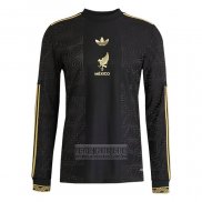 Camiseta De Futbol Mexico Special Manga Larga 2025 Negro