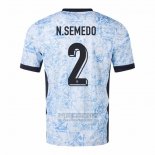 Camiseta De Futbol Portugal Jugador N.Semedo Primera 2024