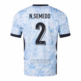 Camiseta De Futbol Portugal Jugador N.Semedo Segunda 2024