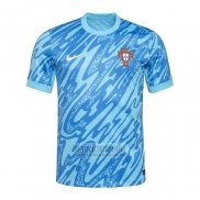 Camiseta De Futbol Portugal Portero 2024 Azul