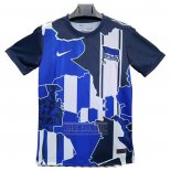 Camiseta De Futbol Pre Partido del Hertha BSC 2024-2025 Azul