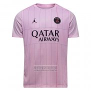Camiseta De Futbol Pre Partido del Paris Saint-Germain 2025-2026 Rosa