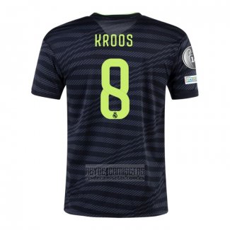 Camiseta De Futbol Real Madrid Jugador Kroos Tercera 2022-2023