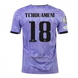 Camiseta De Futbol Real Madrid Jugador Tchouameni Segunda 2022-2023