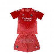 Camiseta De Futbol Real Madrid Portero Nino 2025-2026 Naranja