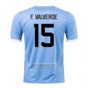 Camiseta De Futbol Uruguay Jugador F.Valverde Primera 2022