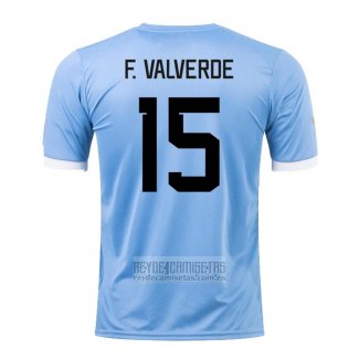 Camiseta De Futbol Uruguay Jugador F.Valverde Primera 2022