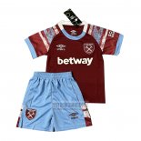 Camiseta De Futbol West Ham Primera Nino 2022-2023