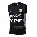 Camiseta De Futbol de Entrenamiento Argentina Sin Mangas 2025-2026 Negro