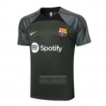 Camiseta De Futbol de Entrenamiento Barcelona 2023-2024 Verde Oscuro