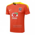 Camiseta De Futbol de Entrenamiento Brasil 2025-2026 Naranja