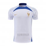 Camiseta De Futbol de Entrenamiento Francia 2022-2023 Blanco