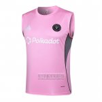 Camiseta De Futbol de Entrenamiento Inter Miami Sin Mangas 2025-2026 Rosa