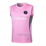Camiseta De Futbol de Entrenamiento Inter Miami Sin Mangas 2025-2026 Rosa