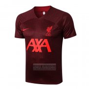 Camiseta De Futbol de Entrenamiento Liverpool 2022-2023 Rojo