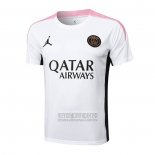 Camiseta De Futbol de Entrenamiento Paris Saint-Germain Jordan 2024-2025 Blanco