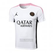 Camiseta De Futbol de Entrenamiento Paris Saint-Germain Jordan 2024-2025 Blanco