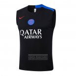 Camiseta De Futbol de Entrenamiento Paris Saint-Germain Sin Mangas 2025-2026 Negro