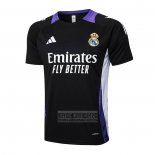 Camiseta De Futbol de Entrenamiento Real Madrid 2024-2025 Negro