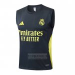Camiseta De Futbol de Entrenamiento Real Madrid Sin Mangas 2025-2026 Gris
