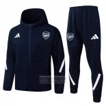 Chandal con Capucha del Arsenal 2025-2026 Negro