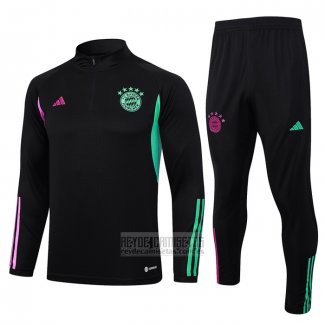 Chandal de Sudadera del Bayern Munich 2023-2024 Negro